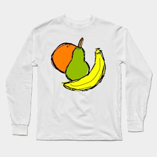 Fruit Lineup Long Sleeve T-Shirt